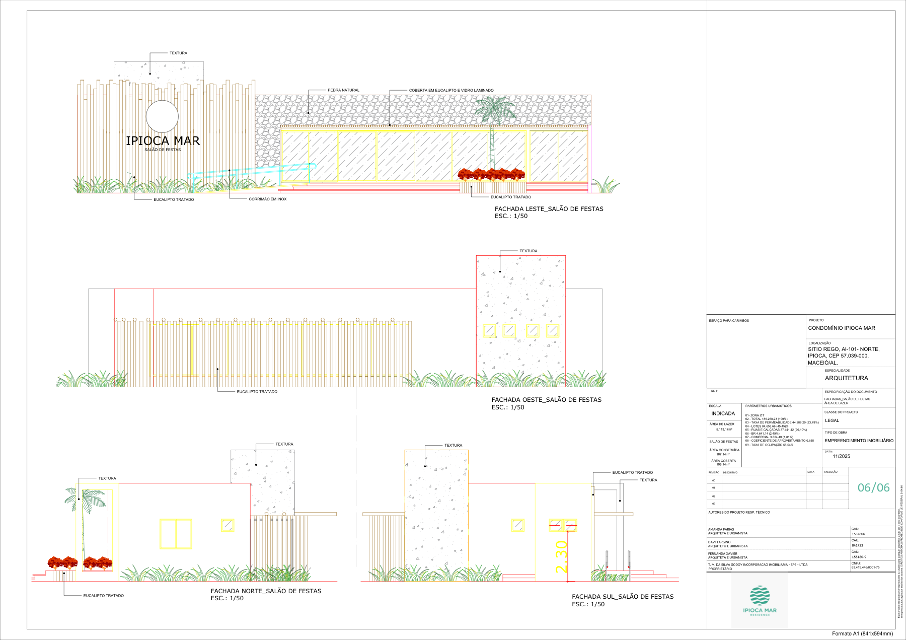 Área de lazer layout complementar